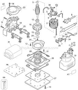 Part Location Diagram of 615795-00SV DeWALT FIELD
